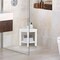 Corner Shower Bench Stool with Storage Shelf for Shaving Legs